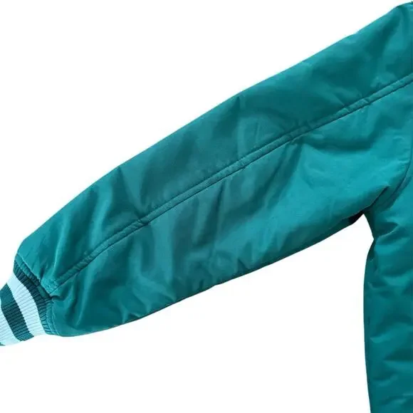 Old Navy Boys Bomber Varsity Jacket Patch Medium Size 8 - Picture 7 of 9